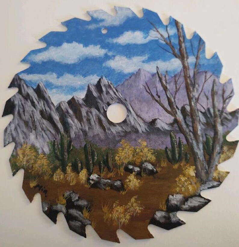 7 Painted Circular Saw Blade Etsy