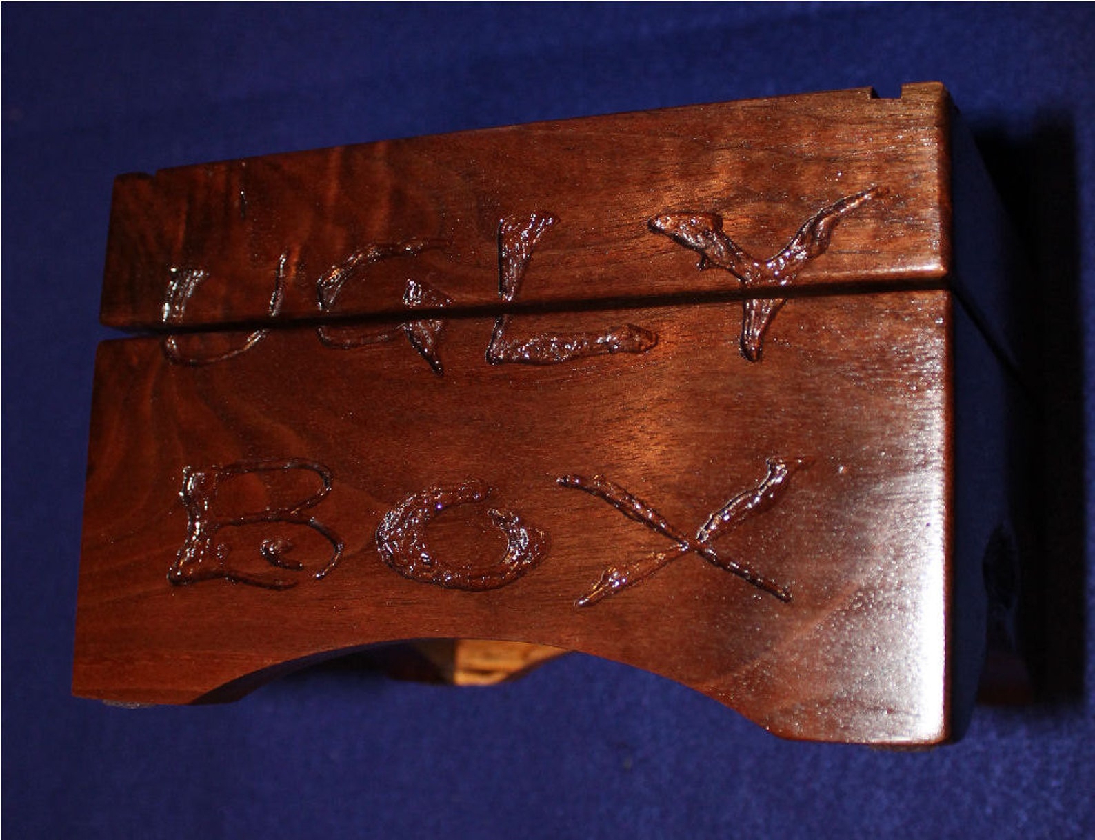 Decorative Wooden Box ugly Box Etsy