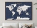 World Map, Push Pin Map of the World, Travel Map, Push Pin World Map, Push Pin Travel Map, Personalized Christmas Gift for Him, Gift for Men