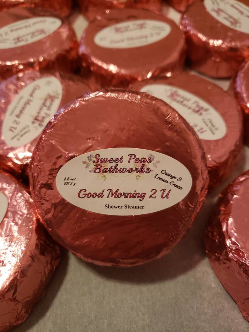 Shower Steamers Essential Oil Shower Steamers Good Morning Etsy