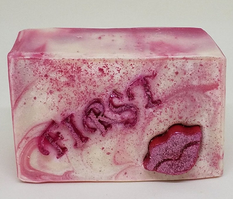 Handmade soap, Artisan soap, First Kiss, Bath soap, Decorative soap, Bath accessories, cold process soap image 1