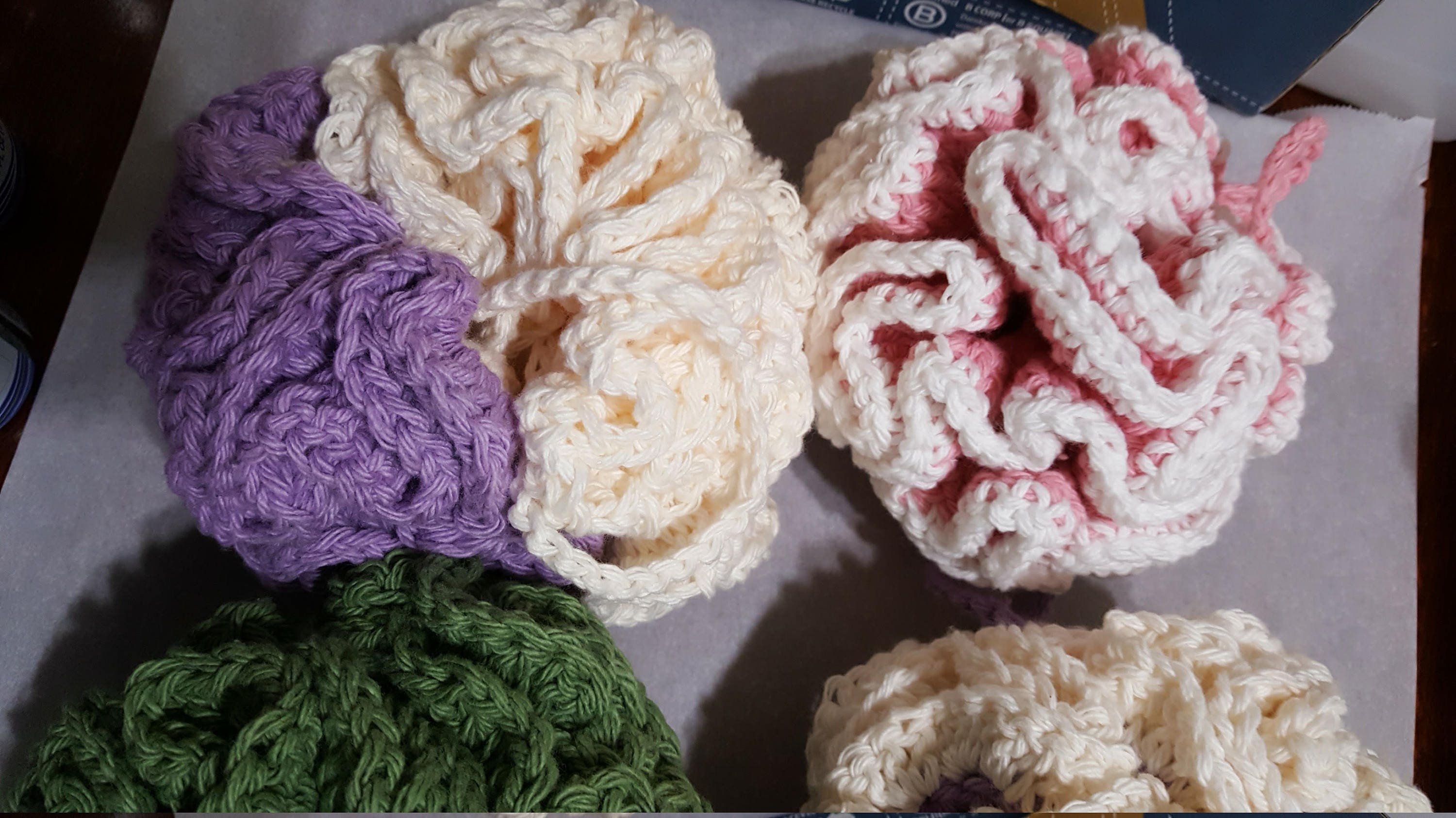 Loofah Washcloths Crocheted Loofah Crocheted Washcloths Etsy