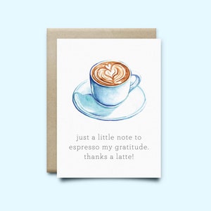 de remerciement café | de remerciement | merci carte de vœux |  carte de remerciement, carte de gratitude, cadeau de remerciement, carte de petit garçon, drôle de remerciement