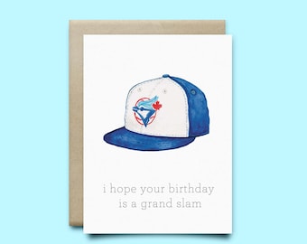 Blue Jays Birthday Card | Birthday Card | Blue jays Card | funny birthday card, funny Toronto Blue Jays card, punny card, cute card, puns
