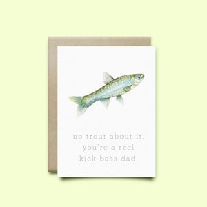 Carte de pêche de la fête des pères. Poisson Fête des pères, Carte de poisson, Carte drôle, Carte de papa drôle, Carte pour papa, Carte de fête des pères drôle, Carte de poisson de papa, blague de papa