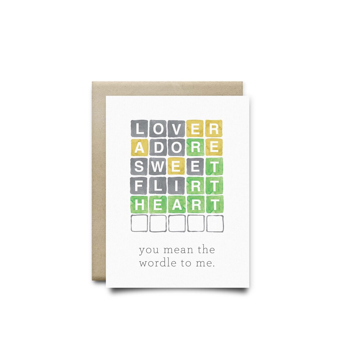 PRINTABLE Wordle Greeting Carddigital Download Valentines Day - Etsy