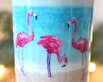 Flamingo Friends Insulated Tumbler, Flamingo Tumblers, Bridesmaid Tumbler, Birthday Tumbler, Personalized Tumbler, Custom Drinkware