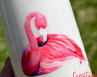 Ready To Ship!!! American Flamingo 30oz Skinny, Stainless Steel Insulated Tumbler, You will receive this tumbler!!