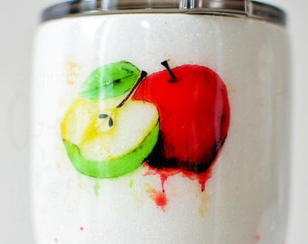 Back To School Teacher appreciation Tumbler, Gift for Teachers, Can Order in Bulk, Teacher Gifts, Apples for Teacher, Teacher, School