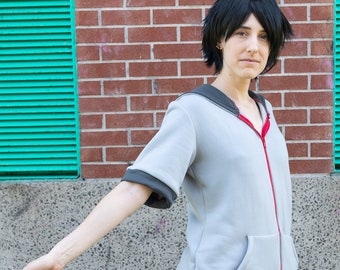 Koyomi Araragi hoodie cosplay from Bakemonogatari, Nisemonogatari, Monogatari series