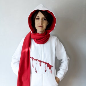 Aftertale inspired Geno Sans cosplay hoodie