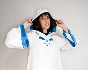 Deltarune Noelle inspired cosplay hoodie