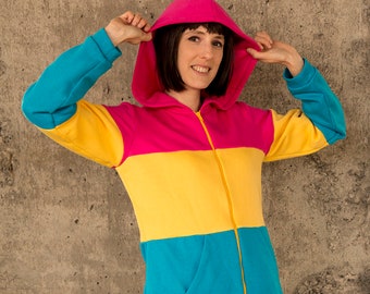 Pansexual flag pride hoodie