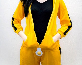 Karen Araragi hoodie and shorts cosplay set from Bakemonogatari, Nisemonogatari, Monogatari series