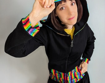 Pride fist basic zip up hoodie