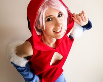 Lilith Aensland inspired cosplay hoodie from Darkstalkers