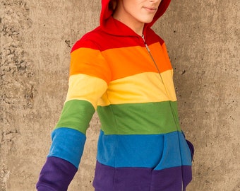 Rainbow flag hoodie sale