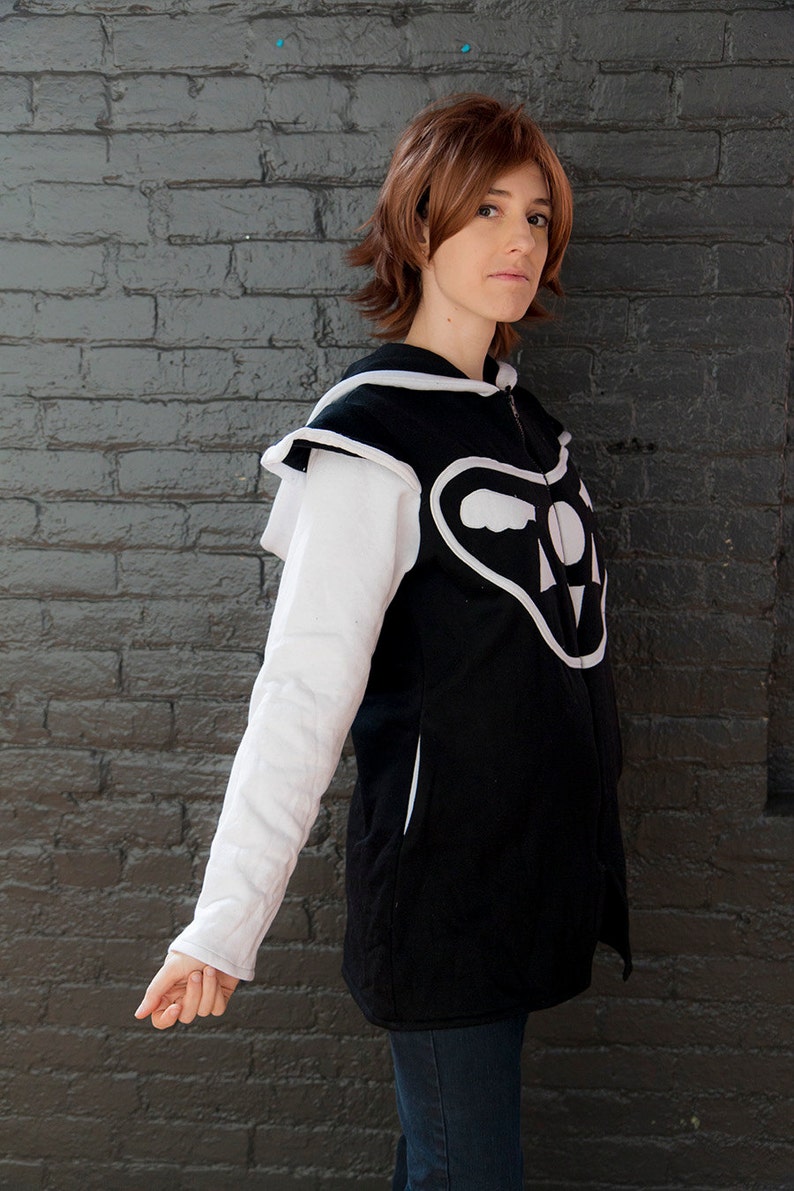 Veste de coton ouaté inspirée par Asriel du jeu vidéo Undertale image 3