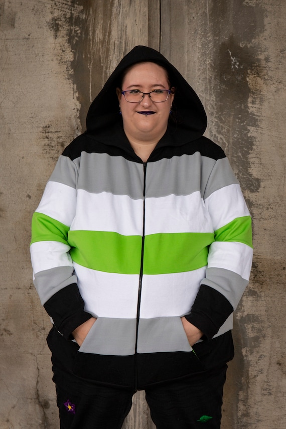 Agender Pride Flag Hoodie Etsy Agender Pride Flag Hoodie Etsy