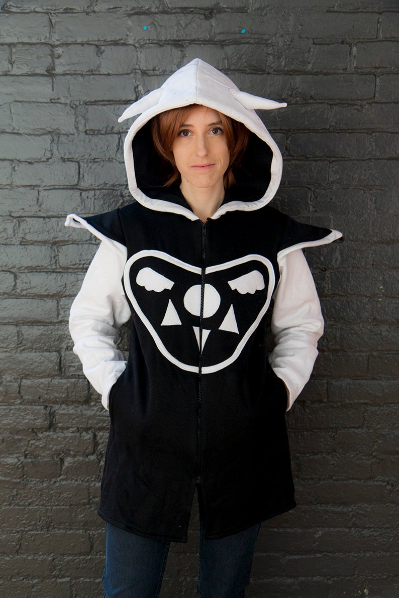 Veste de coton ouaté inspirée par Asriel du jeu vidéo Undertale image 1