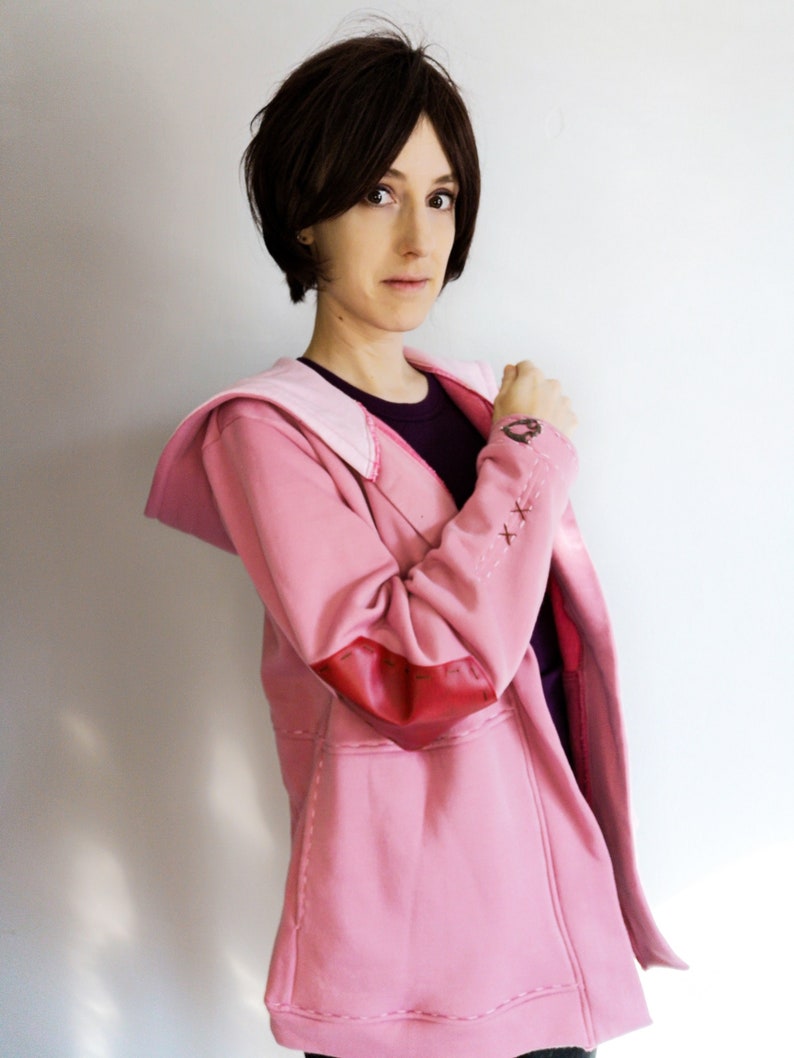 Casual Jacket inspired cosplay hoodie tunic from Final Fantasy XIV image 1