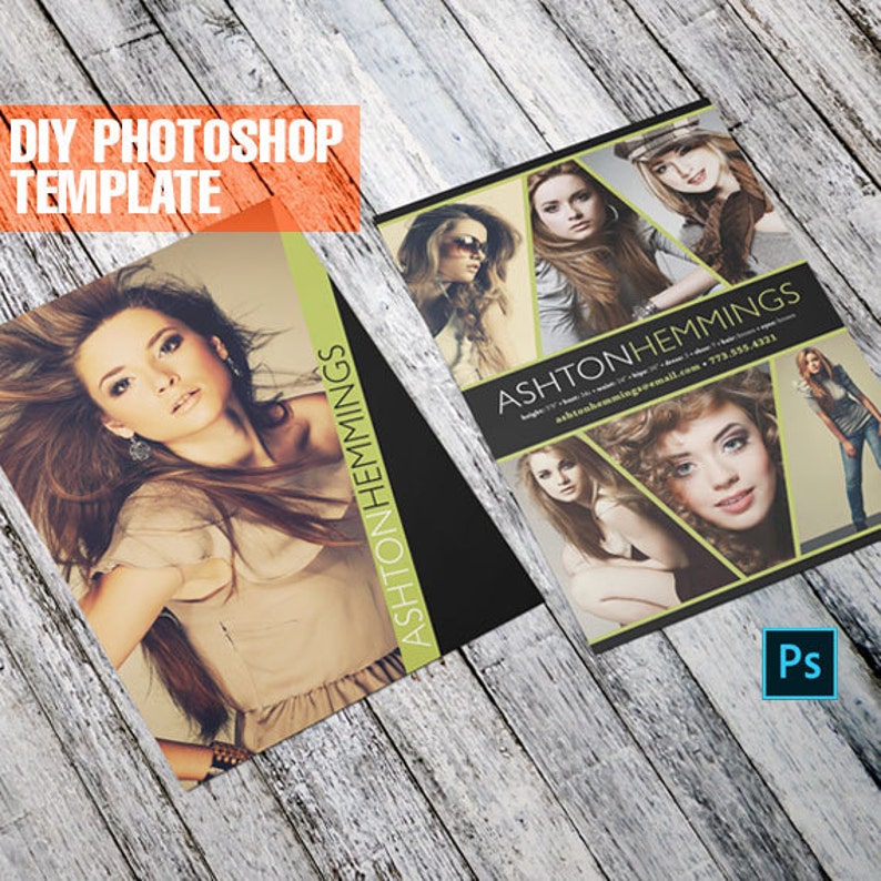 free download model and actor comp card template free download model and actor comp card template