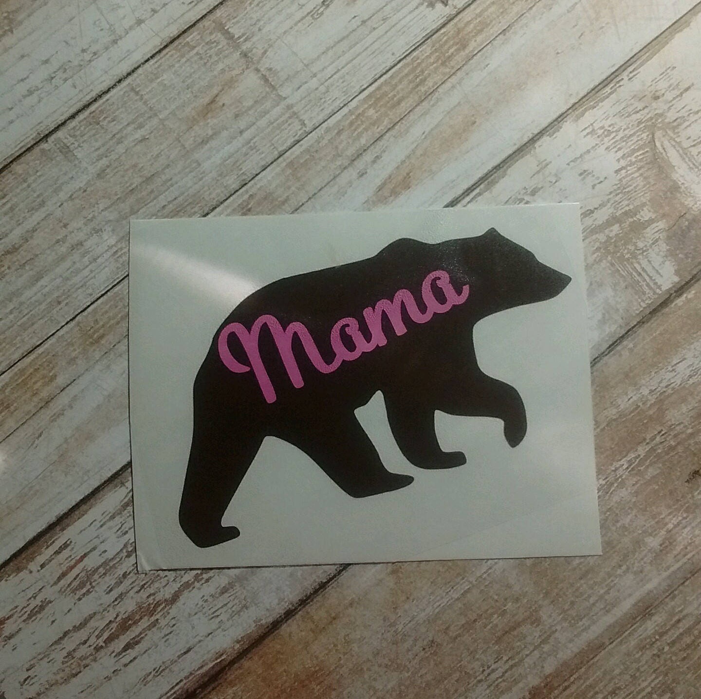 Mama Bear Monogram/Mama Bear Decal/Mama Bear Sticker/YETI Cup | Etsy