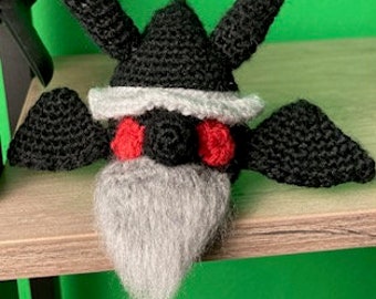 Mothman Gnome Amigurumi Plushie