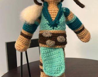 Crocheted Vex The Legend of Vox Machina Plushie