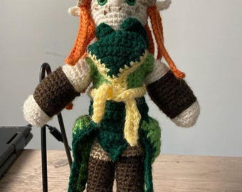 Crocheted Keyleth Legend of Vox Machina Plushie