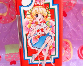 25 % DE RABAIS ! Vintage 1980 Eluza Jean Claude 5 minuterie japonais Kawaii Manga Pencil Case