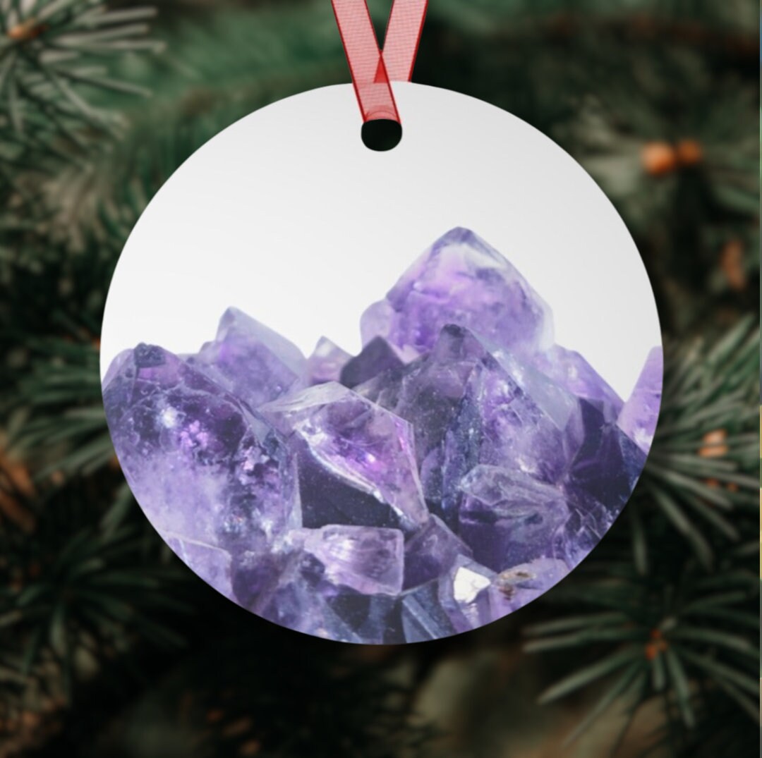 Amethyst Quartz Crystal Ornament Amethyst Ornament Crystal Rock