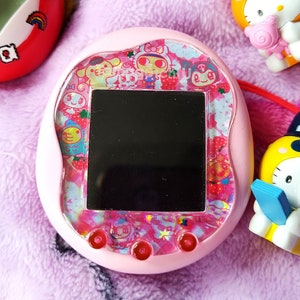 Tamagotchi Uni Faceplate Kawaii Characters Strawberry Holographic