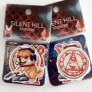 Silent Hill Pixel Art Vinyl Sticker Pack