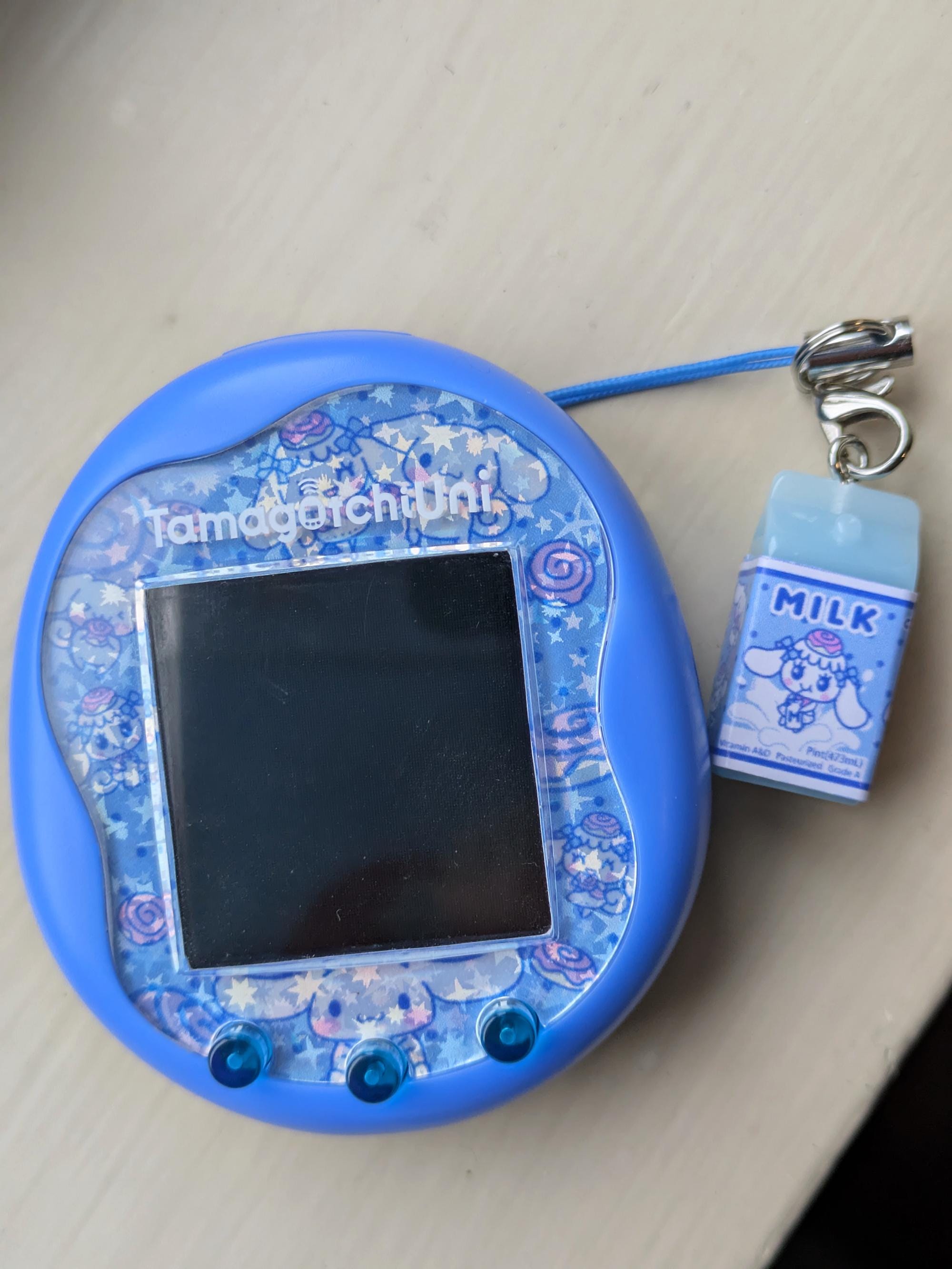 Tamagotchi Uni Faceplate Cinnamon Moriritchi Milk Tamagotchi Charm
