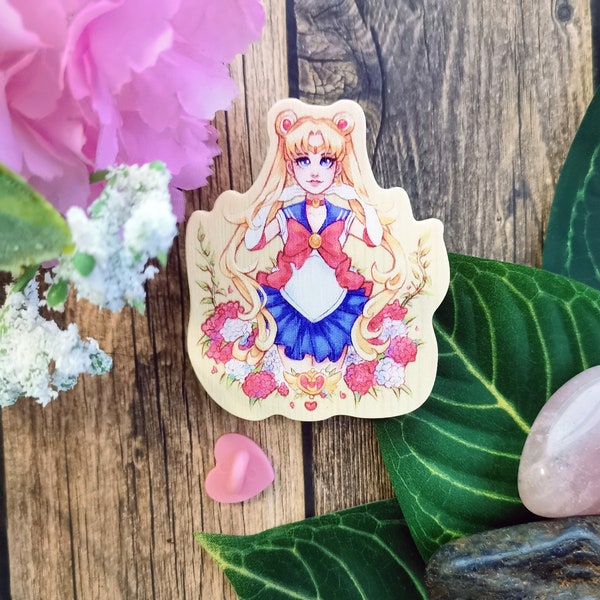 Sailor Moon Wooden Pin