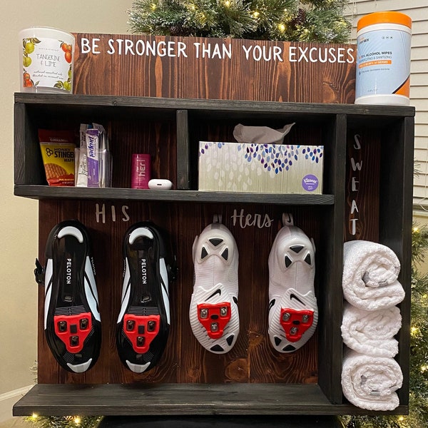 LAST CHANCE! Custom Peloton and Exercise Shelf Organizer