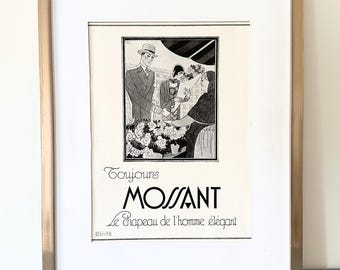 ソワール・ド・パリの香水広告：1950年代のフランスファッション雑誌