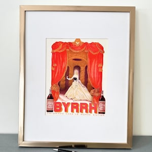 Vintage Byrrh Aperitif Advertisement: Georges Lepape Lithograph, Ready to Frame