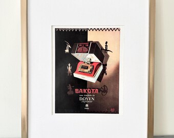 1950年代のコティ香水広告ポスター：ヴィンテージフランスファッション