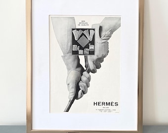 【HERMES】アンティーク　ポスター Hermes アンティークポスター1920's その他アート MYH 通販