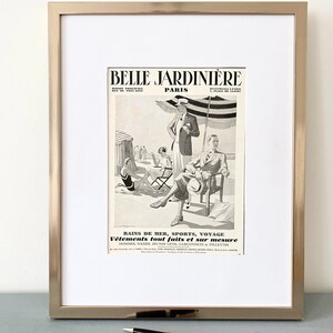 1930 Men French Fashion Poster, Wardrobe or Dressing Room Nostalgia Home Wall Art Decor, Unique Masculine Wall Gallery Birthday Gift Idea