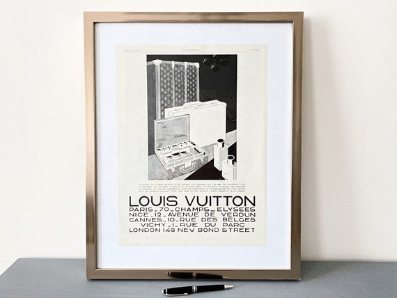 Louis Vuitton Poster 1930s Advertisement LV Bag Wall Art -  Norway