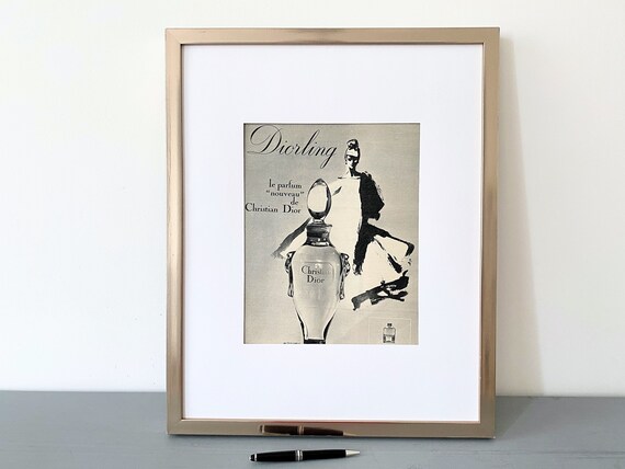 Buy Rare Authentic Dior Diorling Perfume Bottle Ad Poster Luxury