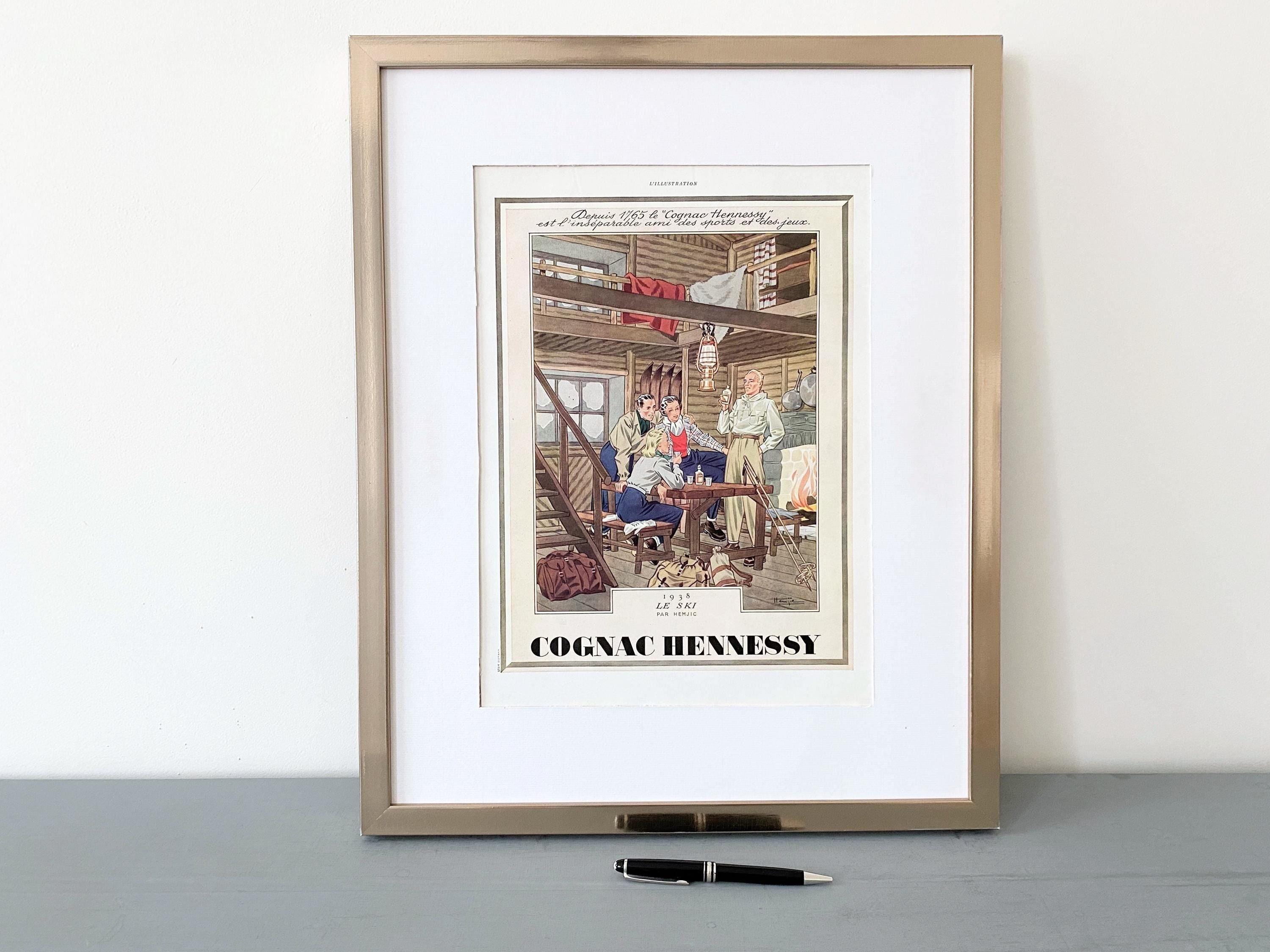 1939年のHennessyコニャックのヴィンテージ広告ポスター Vintage Hennessy Cognac Ads - Bloomberg
