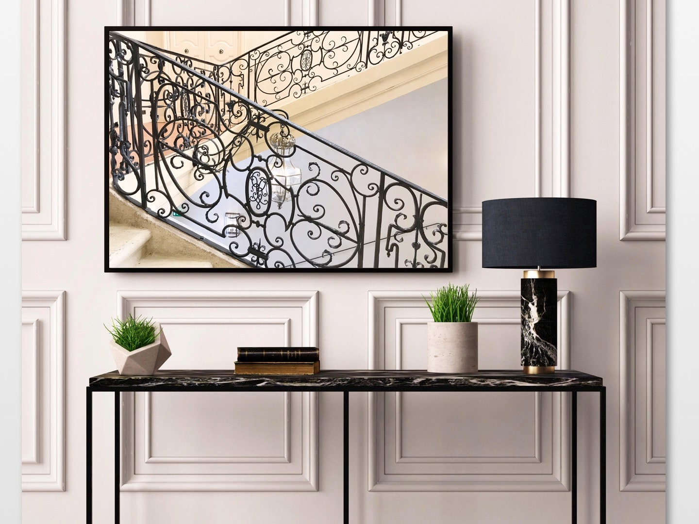 Paris Treppe Kunst Foto druckbare französische Architektur | Etsy