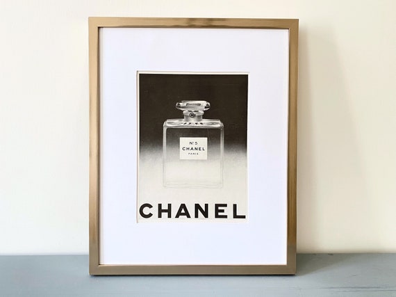 1999 Original Chanel No. 5 Poster Perfume Bottles Original Vintage