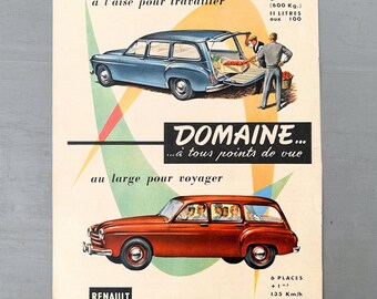 Renault 1930年代ヴィンテージ広告 c76837cfd8d06bdd2148f74d573ce2