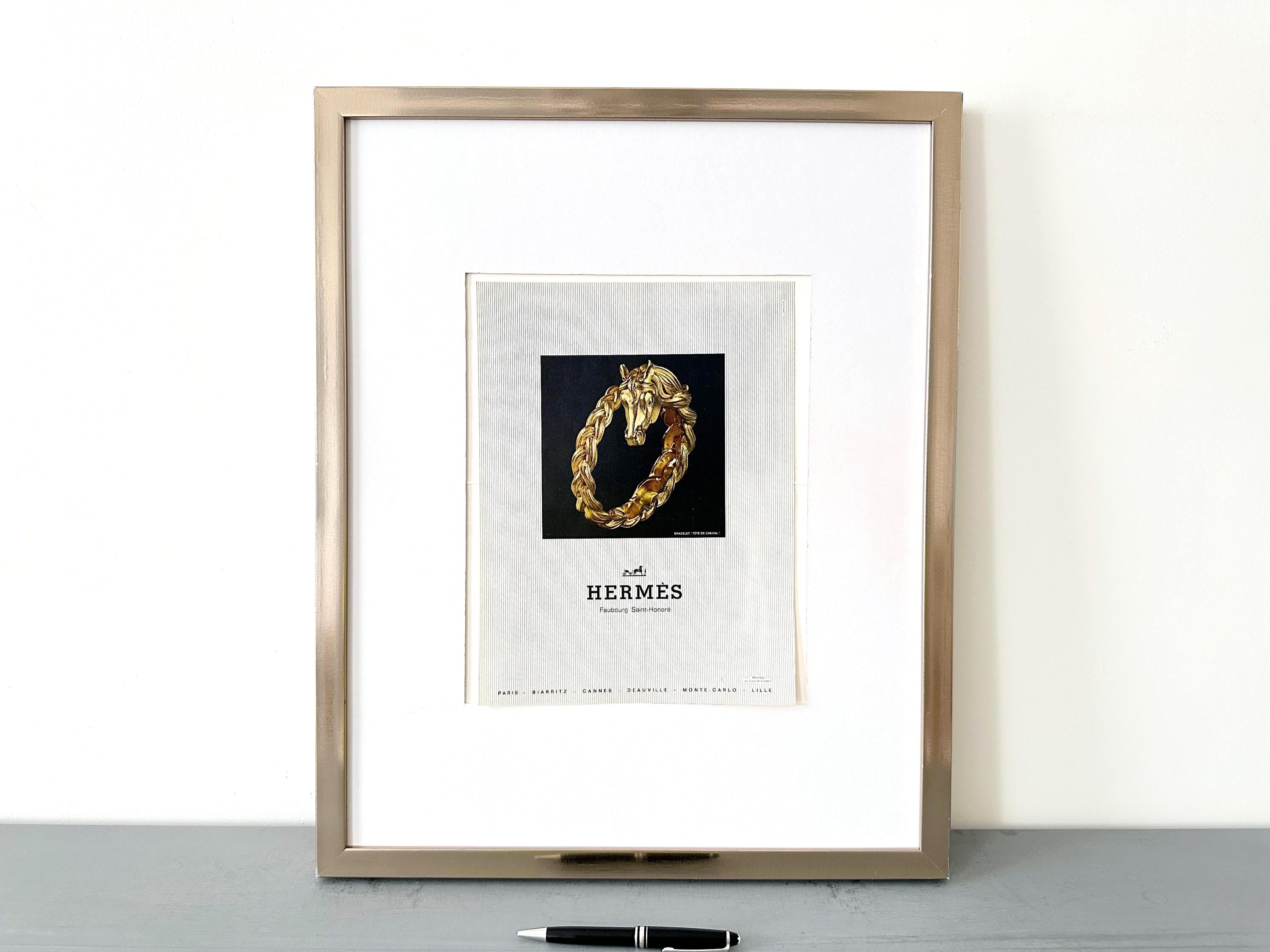 初版１９９９年　フランス語版　HERMES エルメス 作品集 写真集 　良品 Original 1960s French Vintage Hermes Bracelet Advertisement Print