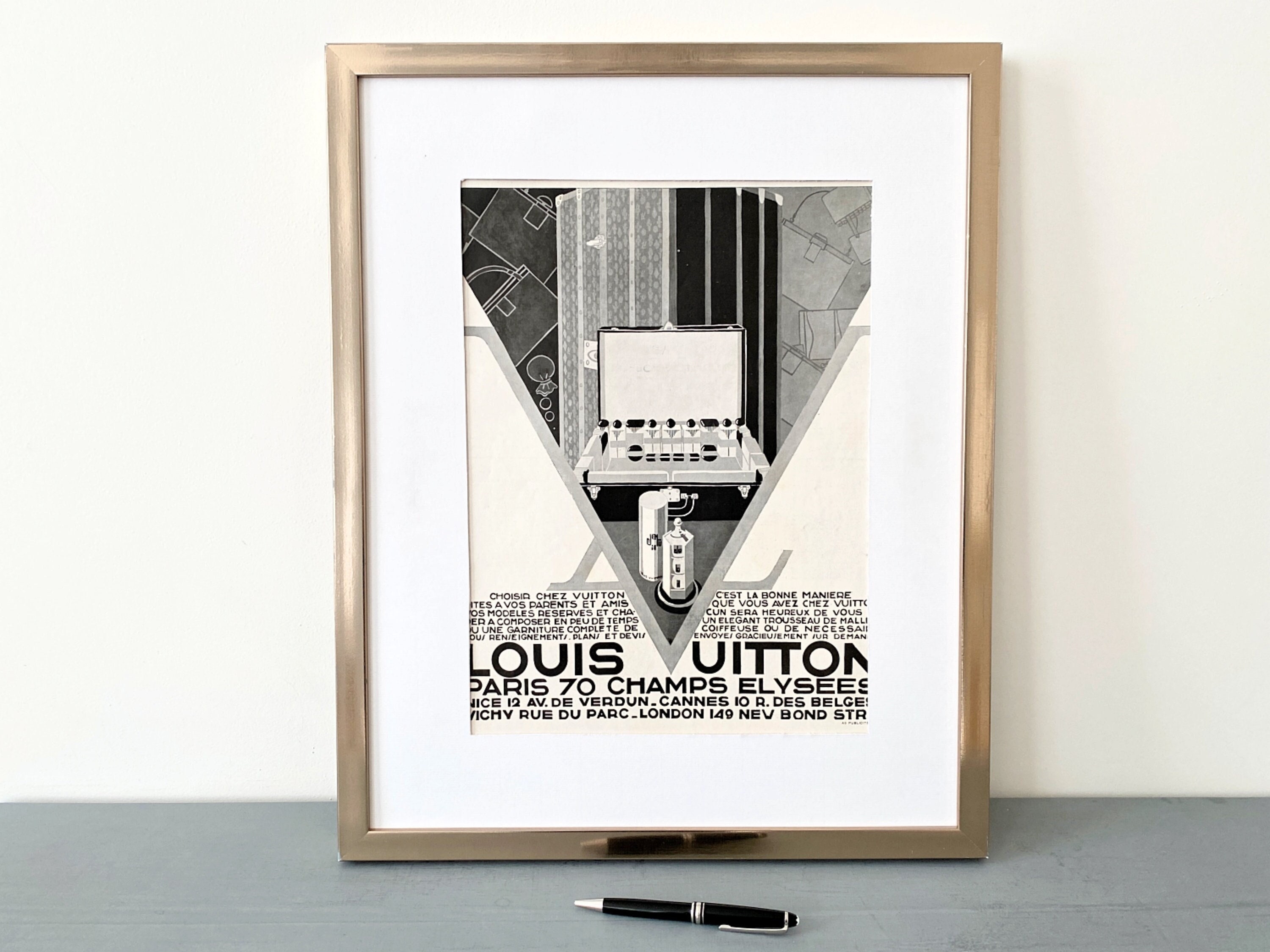 Louis Vuitton Fashionista inspired 5x7 Poster or Sign